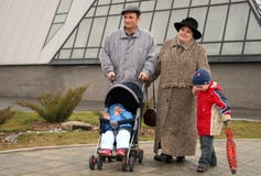 Grandparents with grandchildren royalty free stock images Grandparents with grandchildren royalty free stock images