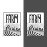 Granjeros con las insignias de los campos libre illustration Granjeros con las insignias de los campos libre illustration