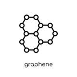 Graphenepictogram royalty-vrije illustratie Graphenepictogram royalty-vrije illustratie