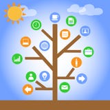 Graphismes de bureau illustration stock Graphismes de bureau illustration stock