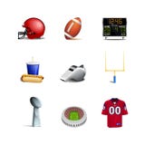 Graphismes de football américain illustration de vecteur Graphismes de football américain illustration de vecteur