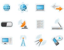 Graphismes de technologie sans fil illustration stock Graphismes de technologie sans fil illustration stock