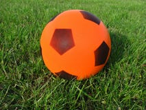Grass And Ball Stock Photography