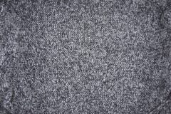 Grau gestrickter Beschaffenheitsmusterhintergrund lizenzfreie stockbilder Grau gestrickter Beschaffenheitsmusterhintergrund lizenzfreie stockbilder