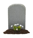 Gravestone i kwiaty obraz stock Gravestone i kwiaty obraz stock