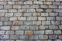 Gray brick roadway - background texture stock photos Gray brick roadway - background texture stock photos