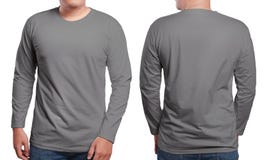 Download White Long Sleeved Shirt Design Template Stock Photo ...