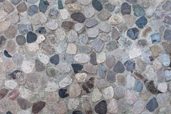 Gray Pebble Mosaic Neutral Background Stock Image