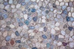 Gray Pebble Mosaic Neutral Background Stock Photos