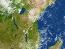 Great Lakes de l'Afrique sur terre de planète illustration de vecteur Great Lakes de l'Afrique sur terre de planète illustration de vecteur