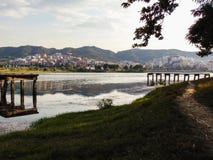 The Great Park of Tirana. royalty free stock images The Great Park of Tirana. royalty free stock images