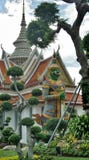 Gree guardian giant at Wat Arun Temple of dawn stock photography Gree guardian giant at Wat Arun Temple of dawn stock photography
