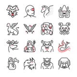 Greek monster mythology icon 2 Stock Photography Greek monster mythology icon 2 Stock Photography