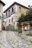 Greek Village Alley Royalty Free Stock Photography