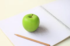 Green Apple Sketch Stock Photos