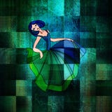 Green, Art, Computer Wallpaper, Girl Stock Photos Green, Art, Computer Wallpaper, Girl Stock Photos