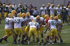 Green Bay-Verpacker NFL-Ausbildungslager-Szene stockfoto Green Bay-Verpacker NFL-Ausbildungslager-Szene stockfoto