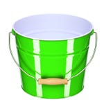 Green Bucket Royalty Free Stock Photos