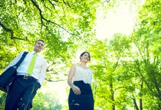 Green Business Couple royalty free stock images Green Business Couple royalty free stock images