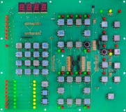 Green Circuit Board Of Computer Stock Images