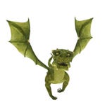 Green Dragon In An Easy Day Stock Images