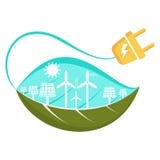 Green energy concept vector illustration Green energy concept vector illustration