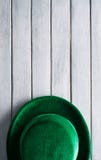 Green: Green Velvet Derby Sits On Wood Background Royalty Free Stock Photos Green: Green Velvet Derby Sits On Wood Background Royalty Free Stock Photos