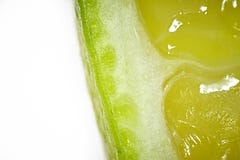 The green lime on white background stock photo The green lime on white background stock photo
