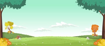 Green park with grass and trees. Stock Photography Green park with grass and trees. Stock Photography