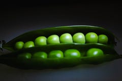 Green peas in the pod royalty free stock images Green peas in the pod royalty free stock images