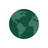 Green planet earth isolated in white illustration Royalty Free Stock Photos Green planet earth isolated in white illustration Royalty Free Stock Photos