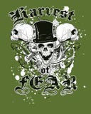 Green Skulls T-Shirt Design