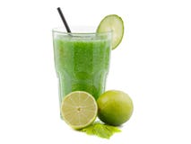 Green smoothies made of limes royalty free stock images Green smoothies made of limes royalty free stock images