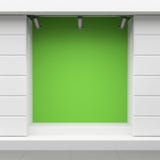 Green Storefront Stock Images