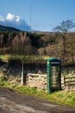 Green Telephone Box, Fangdale Beck, Bilsdale, North Yorkshire & Stock Photo Green Telephone Box, Fangdale Beck, Bilsdale, North Yorkshire & Stock Photo