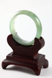 Green Type-A Jade / Jadeite Bracelet Royalty Free Stock Images