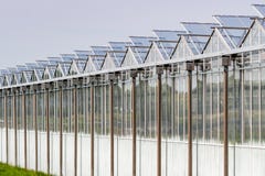 Greenhouse construction near Zoetermeer, Netherlands royalty free stock photography Greenhouse construction near Zoetermeer, Netherlands royalty free stock photography
