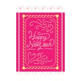 greeting nytt ?r f?r kort H?rligt h?lsa kort med modellblommaprydnaden Modellbakgrundsprydnad royaltyfri illustrationer greeting nytt ?r f?r kort H?rligt h?lsa kort med modellblommaprydnaden Modellbakgrundsprydnad royaltyfri illustrationer