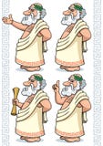 grekisk filosof stock illustrationer grekisk filosof stock illustrationer
