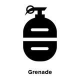 Grenade icon vector isolated on white background, logo concept o royalty free illustration Grenade icon vector isolated on white background, logo concept o royalty free illustration