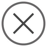 Grey Close-vensterpictogram Dicht menuteken vectoreps10 op witte achtergrond vector illustratie Grey Close-vensterpictogram Dicht menuteken vectoreps10 op witte achtergrond vector illustratie
