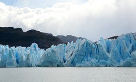Grey glacier in Patagonia royalty free stock photos Grey glacier in Patagonia royalty free stock photos