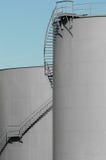 Grey Oil Tanks Stock Photos Grey Oil Tanks Stock Photos