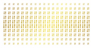 Griglia del semitono dell'oro delle frecce di scambio Immagine Stock Libera da Diritti Griglia del semitono dell'oro delle frecce di scambio Immagine Stock Libera da Diritti