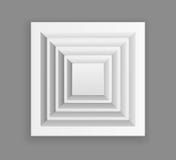Gril carré de ventilation Illustration d'isolement Vecteur illustration stock Gril carré de ventilation Illustration d'isolement Vecteur illustration stock