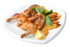 Grilled Chicken Royalty Free Stock Images