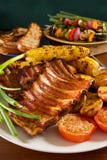 Grilled Pork Ribs Royalty Free Stock Images Grilled Pork Ribs Royalty Free Stock Images