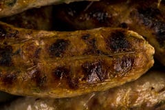 Grilled sausage stock photo Grilled sausage stock photo