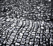 A grim appearance cobbled street in Brazil royalty free illustration A grim appearance cobbled street in Brazil royalty free illustration