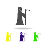 grim Reaper multicolored icon. Element of ghost elements illustration. Signs and symbols icon can be used for web, logo, mobile stock illustration grim Reaper multicolored icon. Element of ghost elements illustration. Signs and symbols icon can be used for web, logo, mobile stock illustration